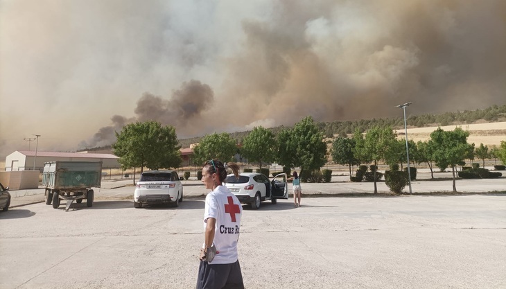 Imagen Del Incendio En Burgos