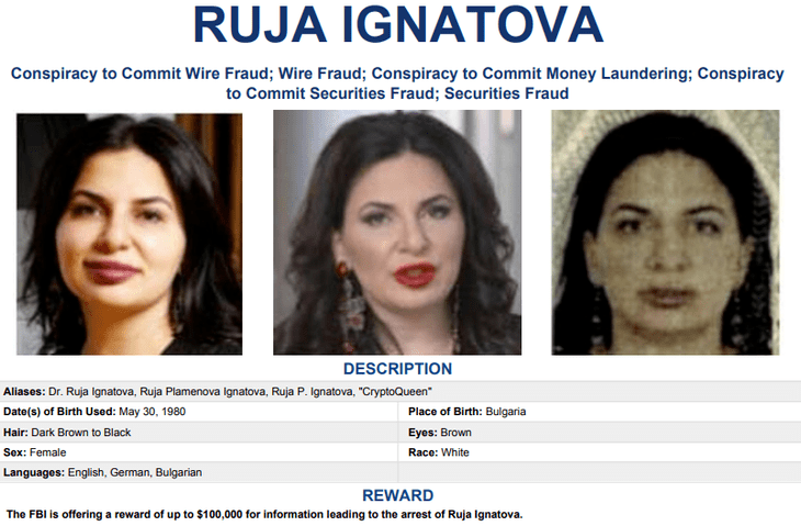 Ruja Ignatova Los Mas Buscados