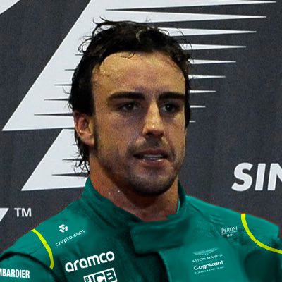 Fernando Alonso Con El Verde British De Aston Martin 