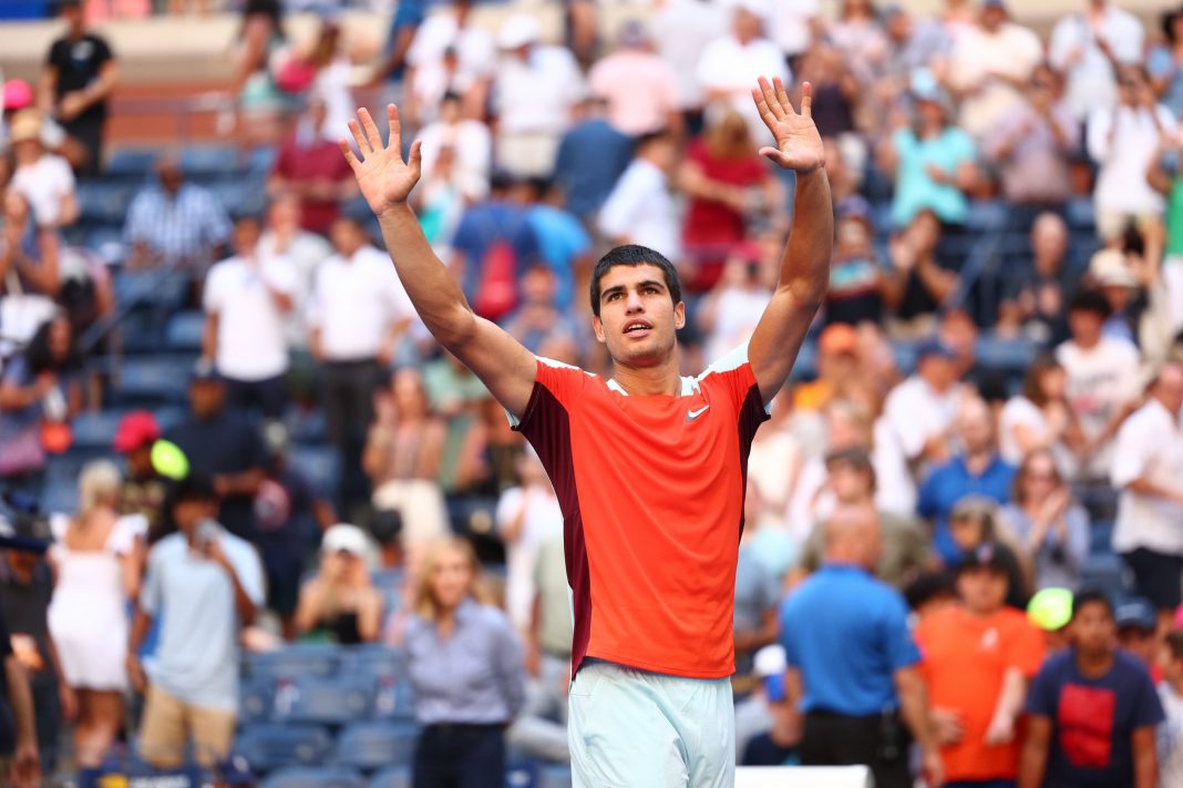 Victoria de Alcaraz en el US Open