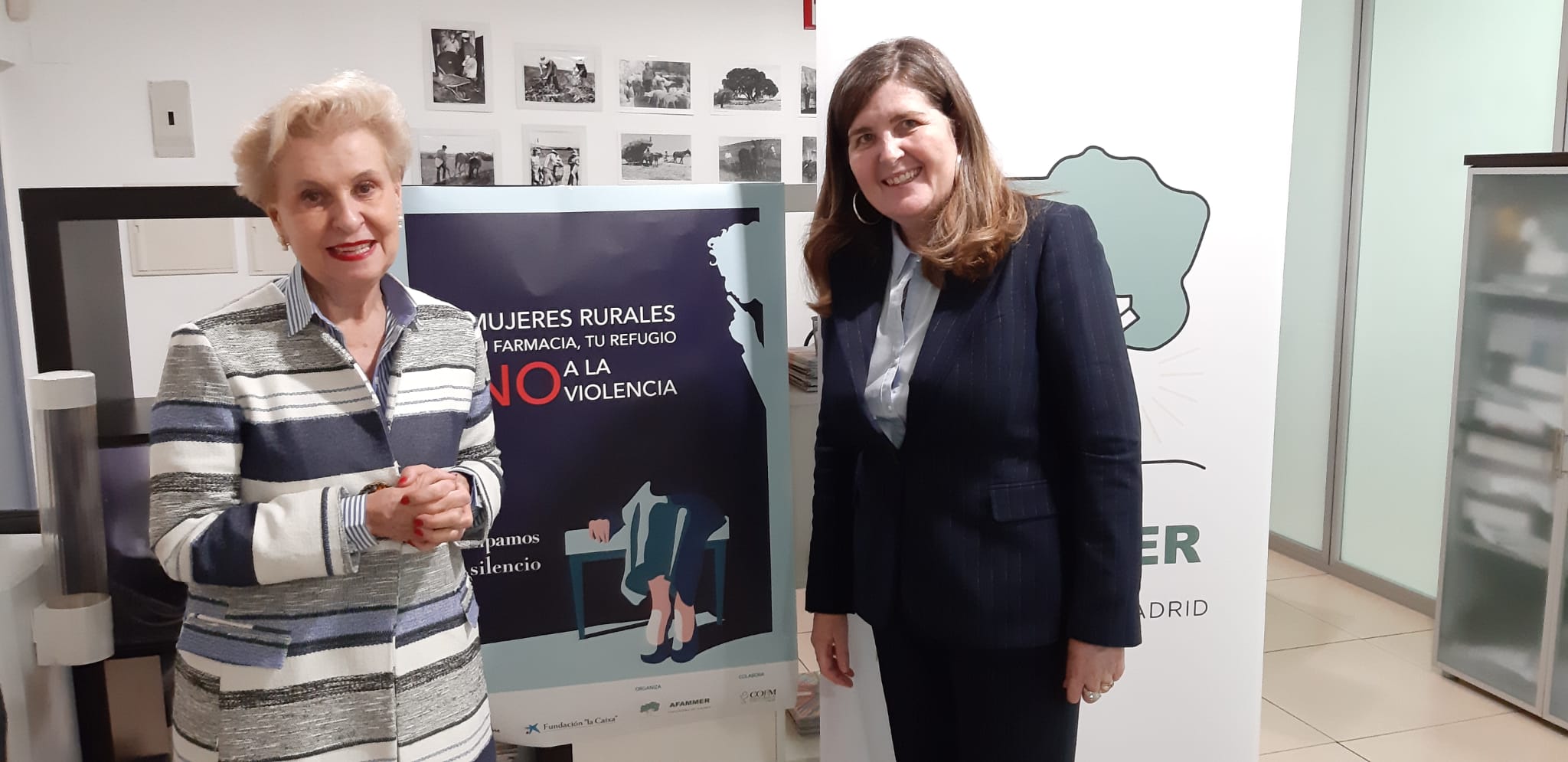 La Presidenta Nacional De Afammer Carmen Quintanilla Junto A Nuestra Colaboradora Myriam Isabel GÓNzalez Navarro.