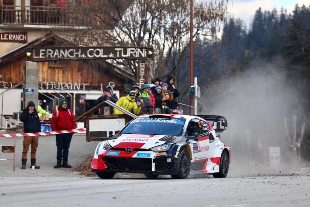 WRC Rallye Monte-Carlo 2023 Ogier Toyota GR Yaris Rally1 4